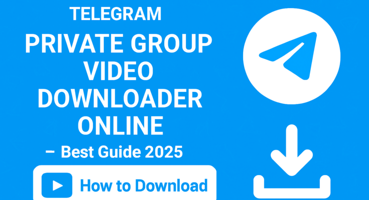 Telegram Private Group Video Downloader Online