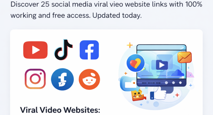 25 Social Media Viral Video Website Links (Updated Today)