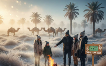 Saudi Arabia's Cold Spell & Frost