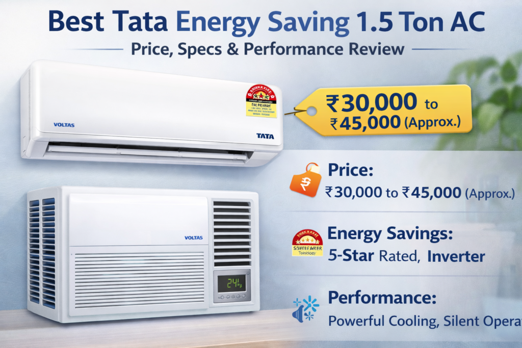 Best Tata Energy Saving AC 1.5 Ton: Price, Specs & Performance Review