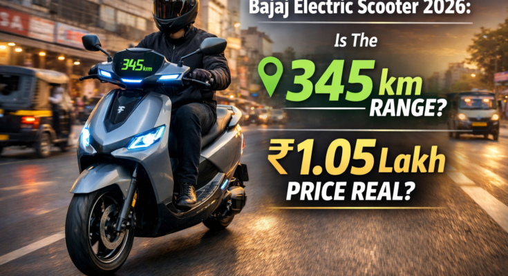 Bajaj's Electric Game-Changer: 2026 Scooter with 345 km Range at ₹1.05 Lakh