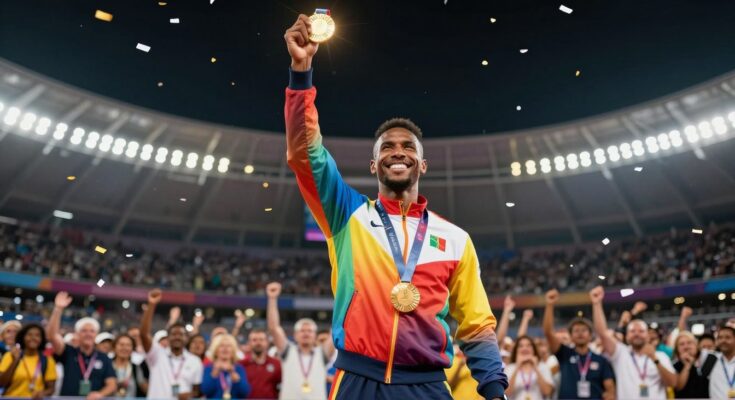 Viral Video Gold Medalist's Incredible Moment